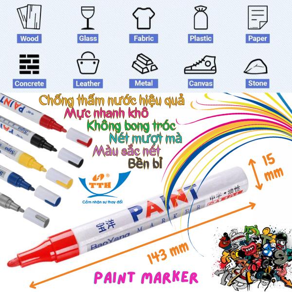 Bút sơn lốp xe chống thấm nước, không phai màu SIPA - 101