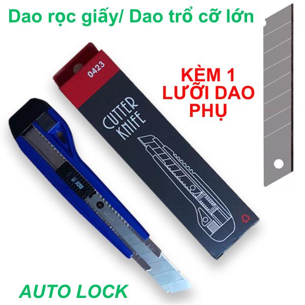 Dao rọc giấy lớn lưỡi 18mm - 0423