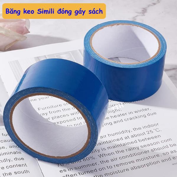Băng dính dán gáy sách, đóng cuốn simili 35mm-50mm
