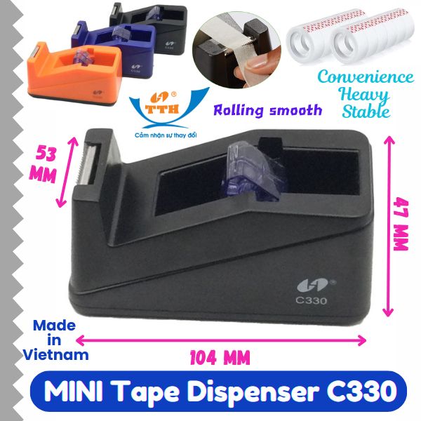 Cắt băng keo để bàn mini 104x47x53mm TTH - C330