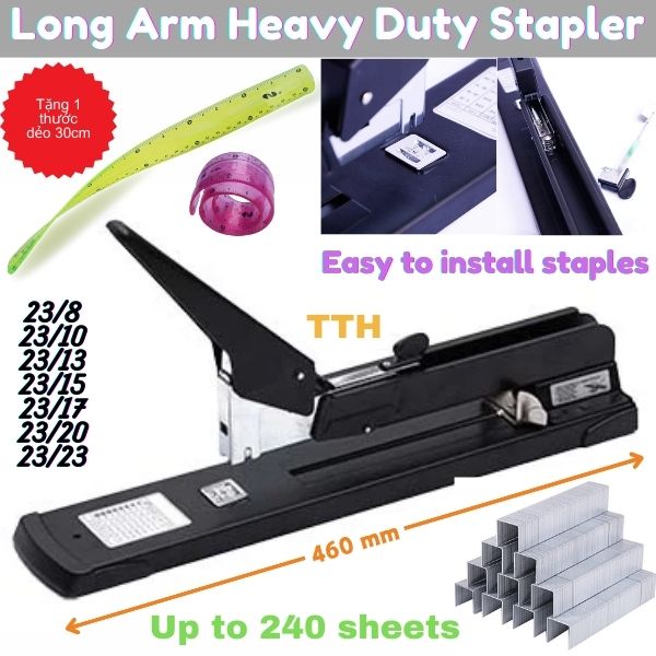 Dập ghim lớn cán dài 23/8-23/23 No.102