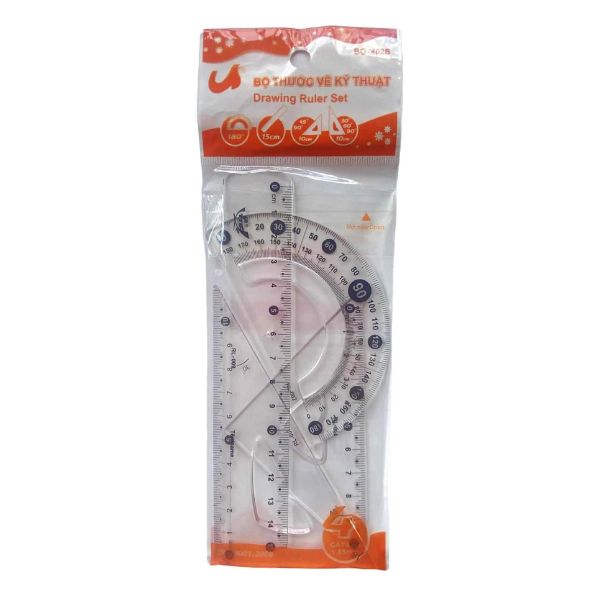 Bộ 4 thước kẻ học sinh TTH - BO402