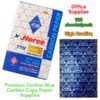 Xấp 100 tờ giấy than Horse màu xanh 4400 Carbon Paper Horse